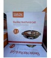 Food Party 2 in 1 Electric Smokeless Grill and Hot Pot. 246 Units. EXW Los Angeles